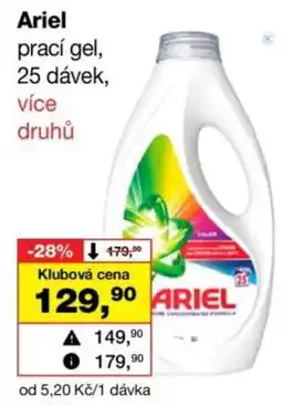 Barvy a laky drogerie Ariel prací gel nabídka
