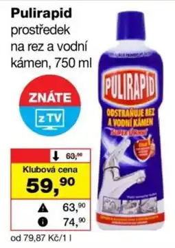 Barvy a laky drogerie Pulirapid prostředek na rez a vodní kámen nabídka