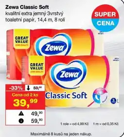 Barvy a laky drogerie Zewa classic soft nabídka