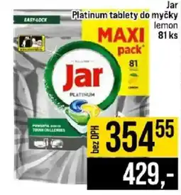 Jip Jar platinum tablety do myčky lemon nabídka