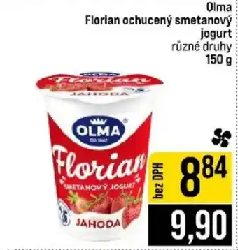 Olma florían ochucený smetanový jogurt