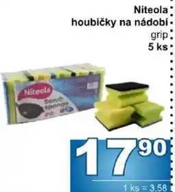 Jip Niteola houbičky na nádobí grip nabídka
