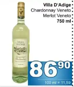 Jip Villa D'Adige Chardonnay Veneto Merlot Veneto nabídka