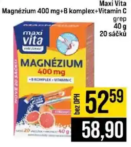 Jip Maxi Vita Magnézium 400 mg+B komplex+Vitamin C nabídka