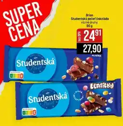Jip Orion studentská pečeč čokoláda nabídka