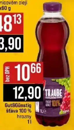 Jip Gut&Günstig šťáva 100 % hrozný nabídka