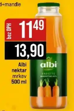 Jip Albi nektar mrkev nabídka