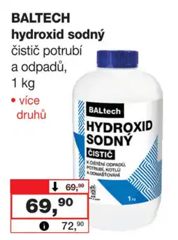 Barvy a laky drogerie Baltech hydroxid sodný nabídka