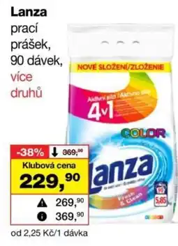 Barvy a laky drogerie Lanza prací prášek nabídka
