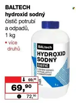 Barvy a laky drogerie Baltech hydroxid sodný nabídka