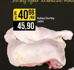 Jip Kuřecí čtvrtky zadní nabídka