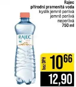 Jip Rajec přírodní pramenitá voda jemně perlivá nabídka