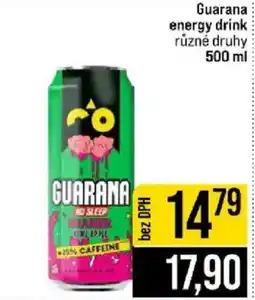 Jip Guarana energy drink nabídka