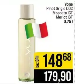 Jip Voga Pinot Grigio DOC Moscato IGT Merlot IGT nabídka