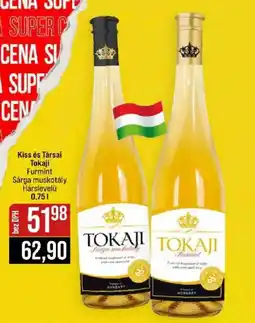 Jip Kiss és Társai Tokaji Furmint Sárga muskotály Hárselevelű nabídka
