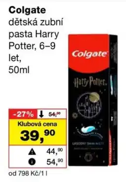 Barvy a laky drogerie Colgate dětská zubní pasta Harry Potter nabídka