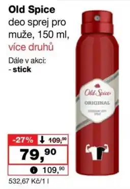 Barvy a laky drogerie Old Spice deo sprej pro muže nabídka