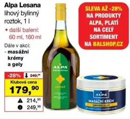 Barvy a laky drogerie Alpa lesana nabídka