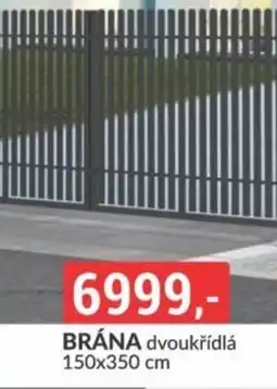 Baumax Brána dvoukřídlá nabídka