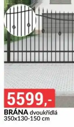 Baumax Brána dvoukřídlá nabídka