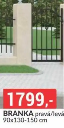 Baumax Branka pravá/levá nabídka
