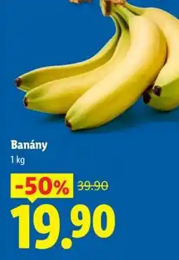 Lidl Banány nabídka