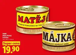 Lidl Hamé Májka, Matěj, Svačinka nabídka