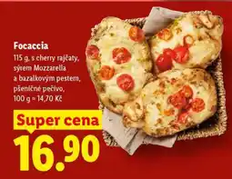 Lidl Focaccia nabídka