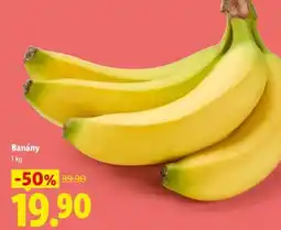Lidl Banány nabídka