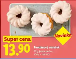 Lidl Fondánový věneček nabídka