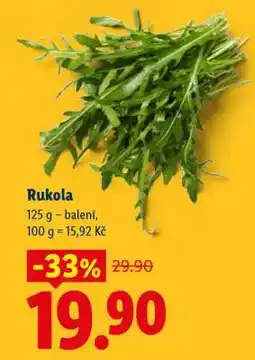 Lidl RUKOLA nabídka