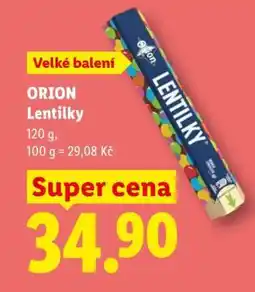 Lidl Orion Lentilky nabídka