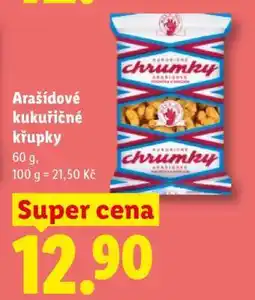 Lidl Arašídové kukuřičné křupky nabídka