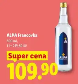 Lidl Alpa Francovka nabídka