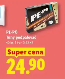 Lidl PE-PO Tuhý podpalovač nabídka