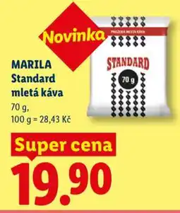 Lidl Marila Standard Mletá káva nabídka