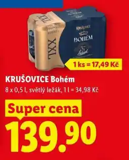 Lidl Krušovice Bohém nabídka