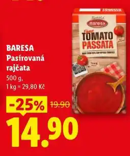 Lidl Baresa Pasírovaná rajčata nabídka