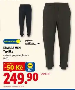 Lidl esmara Men Tepláky nabídka