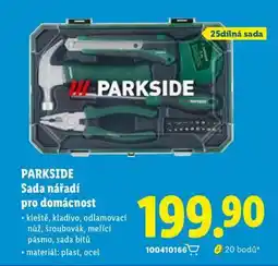 Lidl PARKSIDE Sada nářadí pro domácnost nabídka