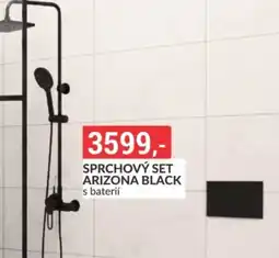 Baumax Sprchový set arizona black s baterií nabídka