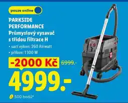 Lidl PARKSIDE PERFORMANCE Průmyslový vysavač s třídou filtrace H nabídka