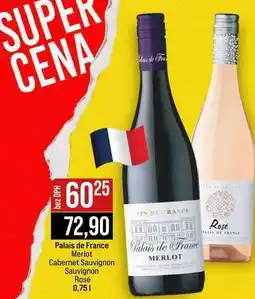Jip Palais de France Merlot Cabernet Sauvignon Sauvignon Rosé nabídka