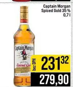 Jip Captain Morgan Spiced Gold 35% nabídka