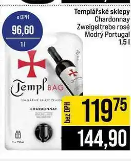 Jip Templářské sklepy Chardonnay Zweigeltrebe rosé Modrý Portugal nabídka