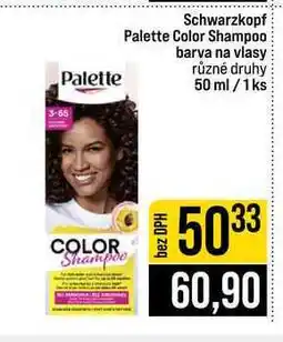 Jip Palette Schwarzkopf Palette Color Shampoo barva na vlasy různé druhy nabídka