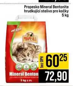 Jip Propesko Mineral Bentonite hrudkující stelivo pro kočky nabídka