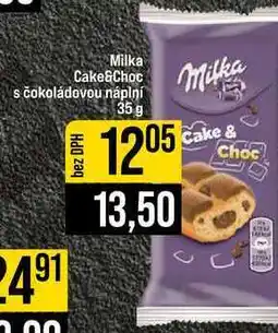 Jip Milka Cake&Choc s čokoládovou náplní nabídka