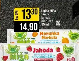 Jip Algida Miša nanuk jahoda meruňka nabídka