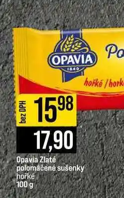 Jip Opavia Zlaté polomáčené sušenky hořké nabídka